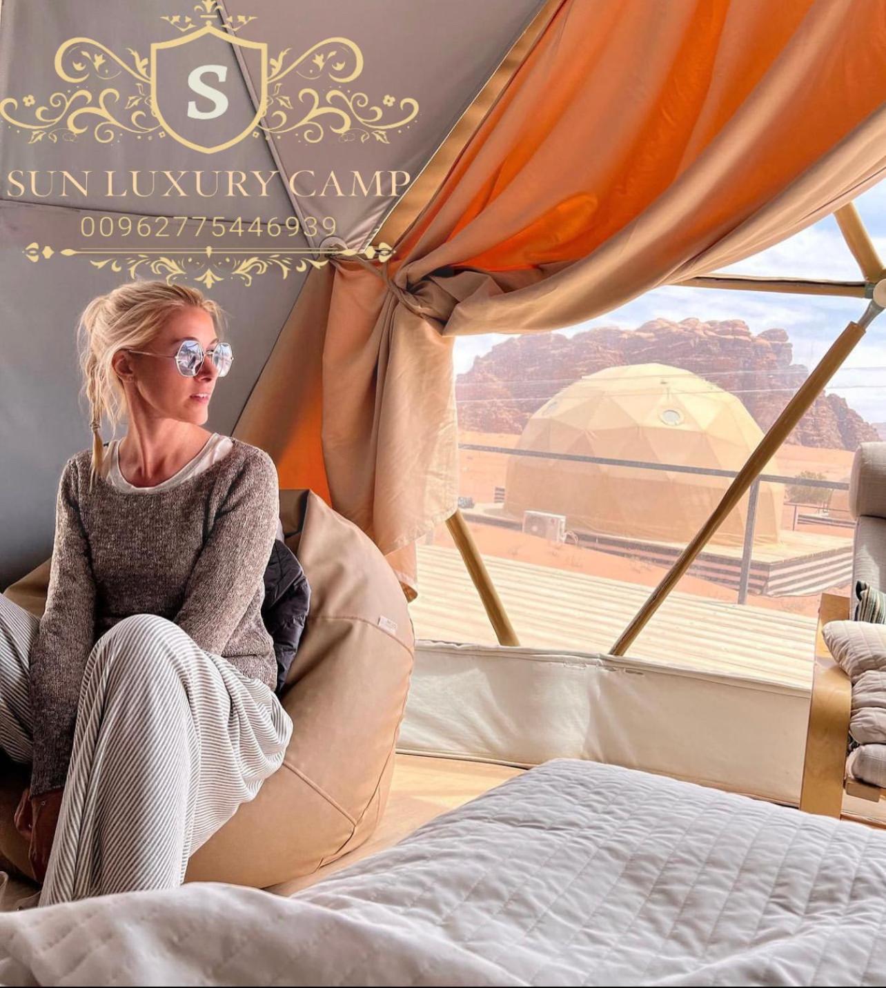Апартаменты Sun Luxury Camp &Tour Вади-Рам Экстерьер фото