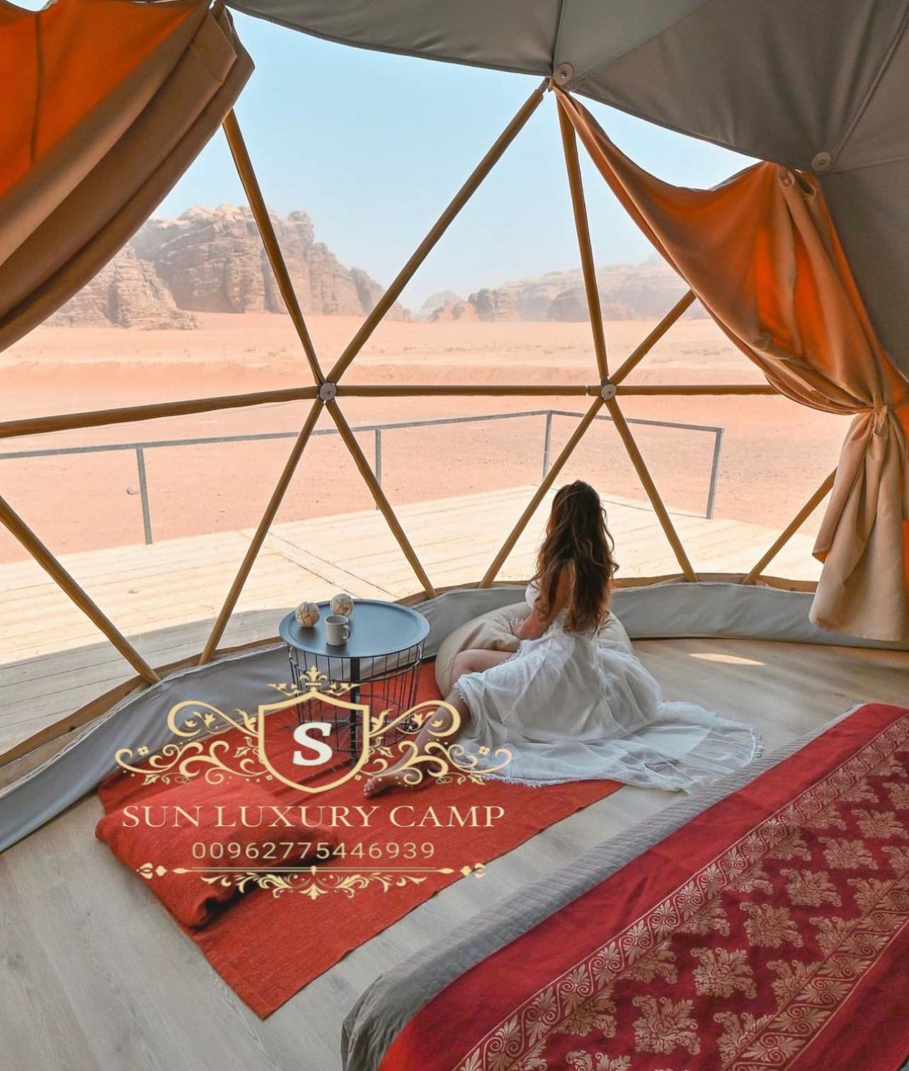 Апартаменты Sun Luxury Camp &Tour Вади-Рам Экстерьер фото